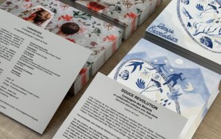 Flyers cartes recto/verso pour compagnie théâtrale